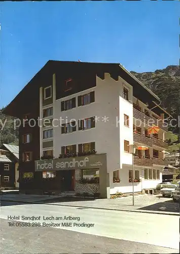 Lech Vorarlberg Hotel Sandhof Kat. Lech