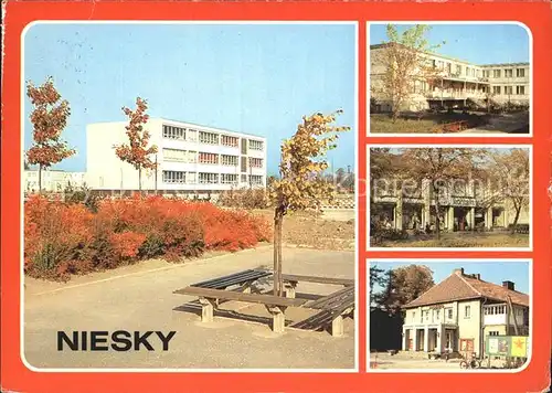 Niesky Oberschule Apotheke Poliklinik Kontakt Kaufhaus Filmtheater Schauburg Kat. Niesky