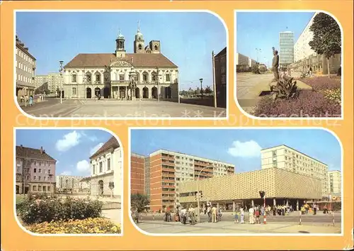 Magdeburg Rathaus Karl Marx Str Erich Weinert Denkmal Haus der Lehrer Hartstr Julius Bremer Str Kat. Magdeburg