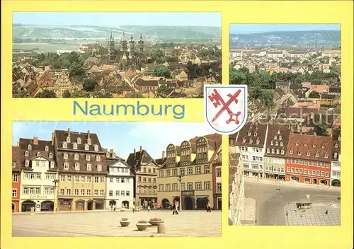 Naumburg Saale Teilansichten Wilhelm Pieck Platz Kat. Naumburg