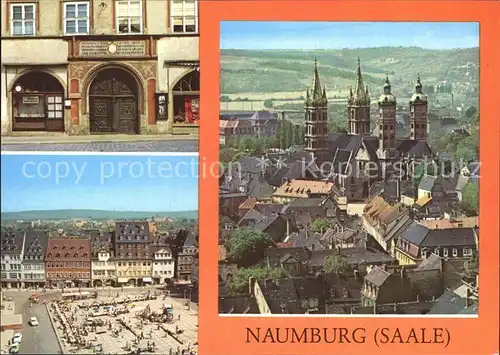 Naumburg Saale Histor Portal Markt 10 Wilh Pieck Platz Dom Kat. Naumburg
