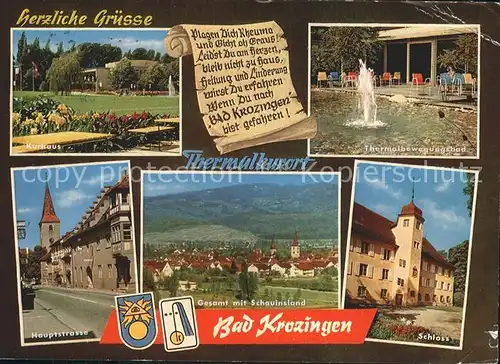 Bad Krozingen Kurhaus Thermalbad Hauptstr Total Schauinsland Schloss Kat. Bad Krozingen