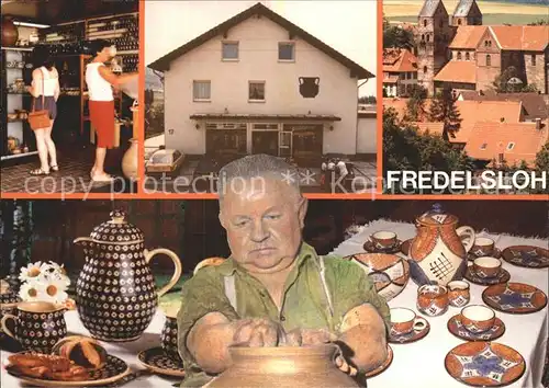Fredelsloh Bunzlauer Handtoepferei Georg Greulich Kat. Moringen