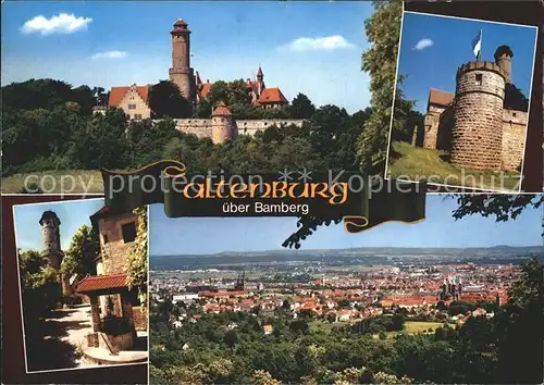 Bamberg Schloss Totalansicht Kat. Bamberg