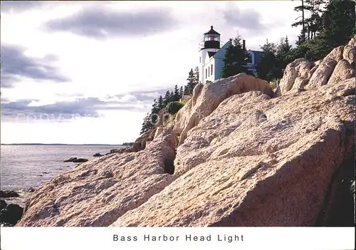 Bass Harbor Head Light at the southwest TJP of Mount Desert Island Kat. Bass Harbor