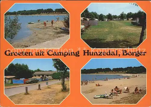 Borger Camping Hunzedal Strandpartien Kat. Borger