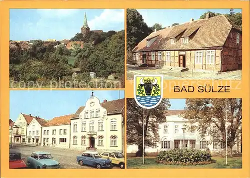 Bad Suelze Ortsansicht Salinehaus Marktplatz Sanatorium Kat. Bad Suelze
