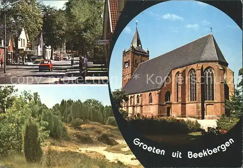 Beekbergen Strassenpartie Park Kirche Kat. Apeldoorn