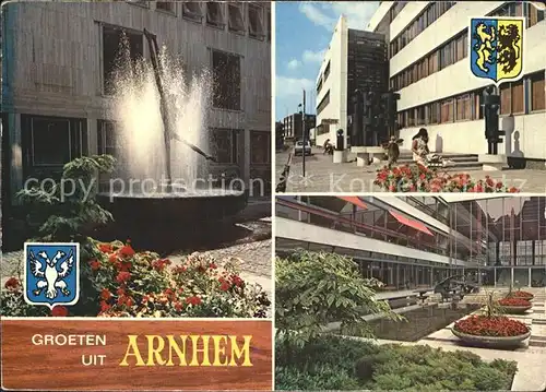Arnhem Springbrunnen Teilansichten Kat. Arnhem