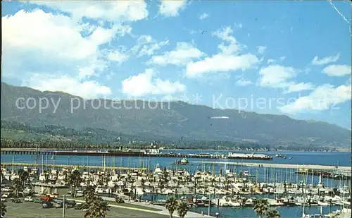 Santa Barbara California Yacht Harbor Kat. Santa Barbara