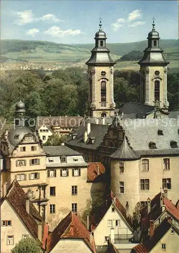 Bad Mergentheim Schloss mit Kirche Kat. Bad Mergentheim