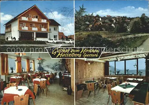 Hasselberg Main Gasthaus Pension Zum Hirschen Kat. Hasloch
