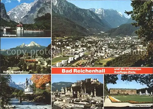 Bad Reichenhall Berchtesgaden Koenigsee Ramsau Herrenchiemsee Salzburg Kat. Bad Reichenhall