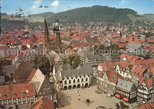 Goslar Fliegeraufnahme Altstadt Kat. Goslar