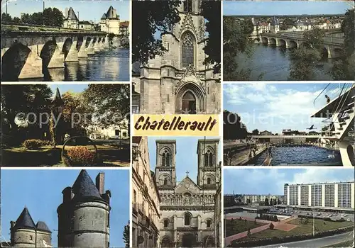 Chatellerault Pont Henri 4. Eglise Saint Jean  Kat. Chatellerault