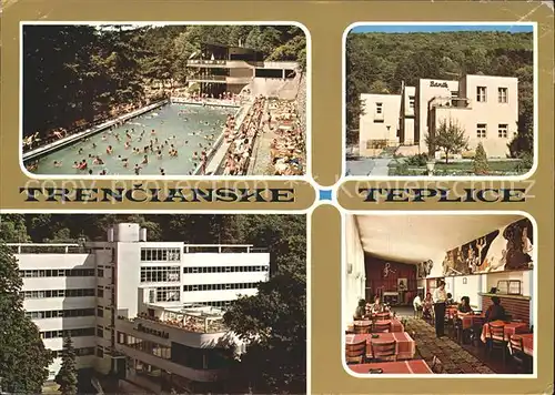 Teplice Trencianske mit Freibad Kat. Teplice