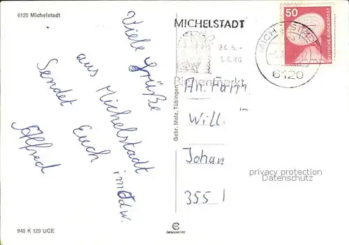 Michelstadt  Kat. Michelstadt