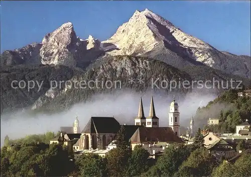 Berchtesgaden mit Watzmann Kat. Berchtesgaden