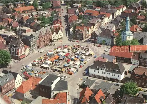 Glueckstadt Fliegeraufnahme Markt Kat. Glueckstadt