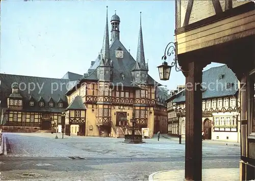 Wernigerode Harz Rathaus Kat. Wernigerode