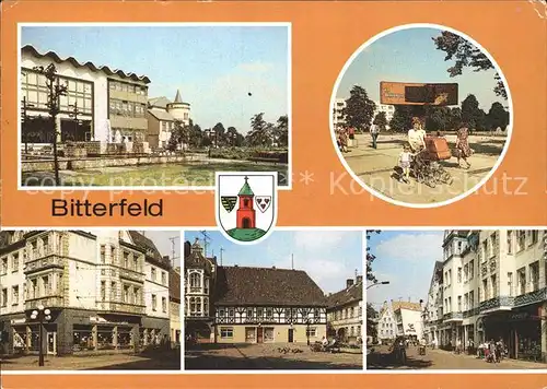 Bitterfeld Zentraluhr Strasse der Republik Kat. Bitterfeld