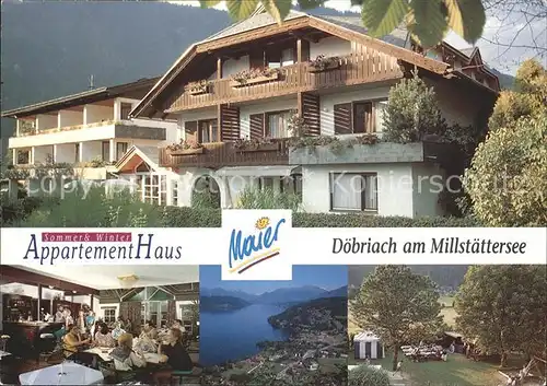 Doebriach Appartementhaus Maier am Milltaettersee Kat. Radenthein
