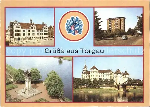 Torgau Schloss Hartenfels Rathaus Kat. Torgau