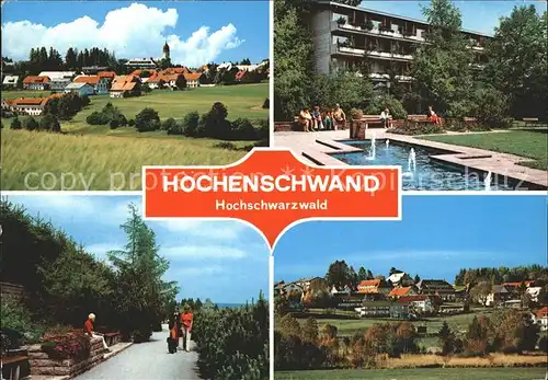 Hoechenschwand Hochschwarzwald Hoehenkurort Kat. Hoechenschwand