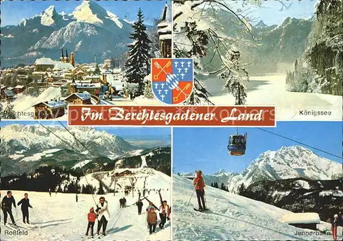 Berchtesgaden K?nigssee Ro?feld Jennerbahn Winter Kat. Berchtesgaden