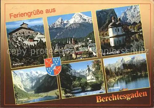 Berchtesgaden Bartholomae Kehlstein Obersee Ramsau Hintersee Kat. Berchtesgaden