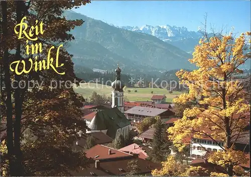 Reit Winkl Luftkurort Wintersportplatz Alpen Kat. Reit im Winkl