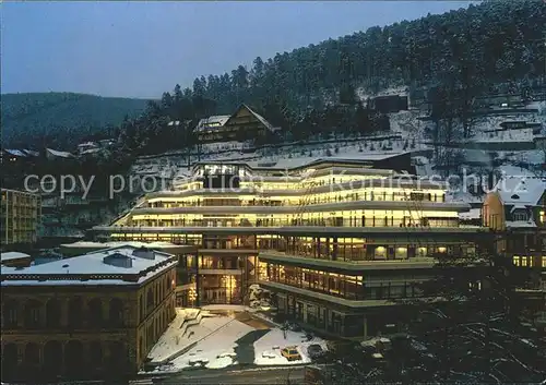 Wildbad Schwarzwald Hotel Graf Eberhardbad Winter Kat. Bad Wildbad