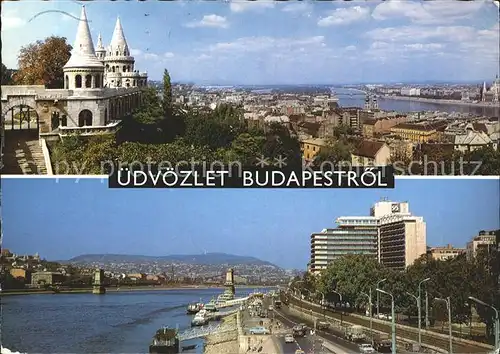 Budapest Burg Donau Kat. Budapest