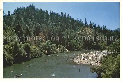 Guerneville Russian River Badestrand Kat. Guerneville