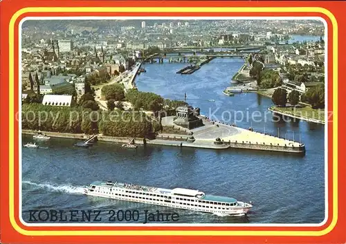 Koblenz Rhein Schiff Rhein Kat. Koblenz