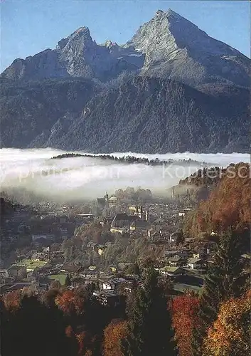 Watzmann Blick Berchtesgaden Kat. Berchtesgaden