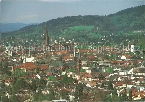 Freiburg Breisgau Ortsansicht Muenster Kat. Freiburg im Breisgau