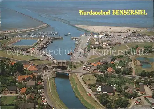 Bensersiel Nordseebad Luftaufnahme Kat. Esens