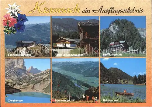 Kramsach Wanderparadies Unterinntal Sonnwendjochhaus Ziereinersee  Kat. Kramsach