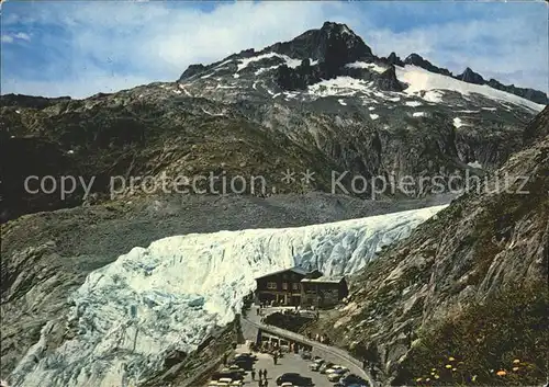 Rhonegletscher Glacier du Rhone Naegelisgraetli Kat. Rhone