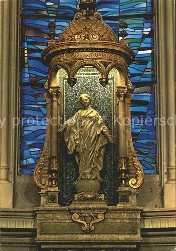 Lisieux Statue Miraculeuse Vierge Sourire Kat. Lisieux