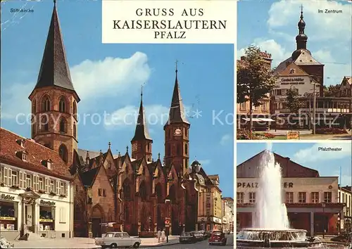 Kaiserslautern Pfalztheater  Stiftkirche  Kat. Kaiserslautern