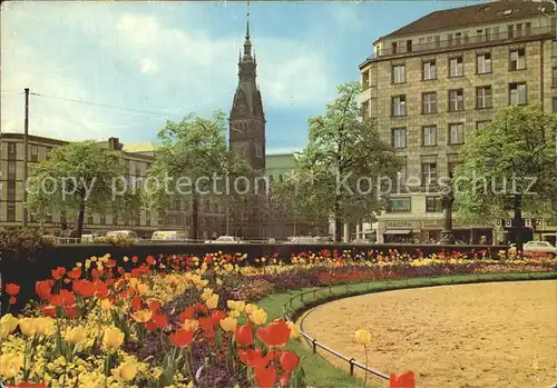 Hamburg Jungfernstieg Rathaus Kat. Hamburg