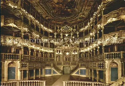 Bayreuth Markgraefliches Opernhaus Raenge Fuerstenlage Kat. Bayreuth