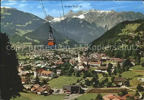 Schruns Vorarlberg Tschagguns Zimba Bergbahn Hochjoch Kat. Schruns