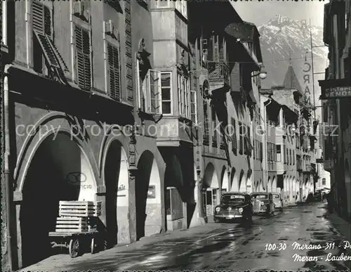 Merano Suedtirol Laubengasse Kat. Merano