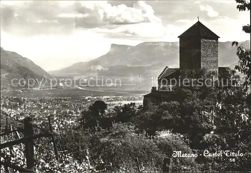 Merano Suedtirol Castel Tirolo Tirol Kat. Merano