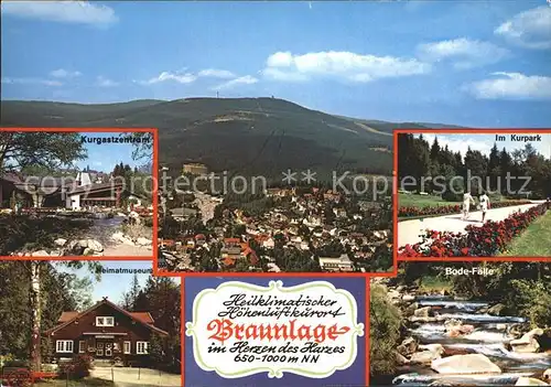 Braunlage Kurgastzentrum Heimatmuseum Bode Faelle Kat. Braunlage Harz