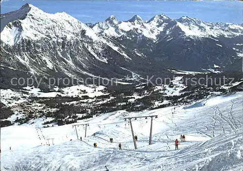 Lenzerheide GR Skigebiet Danis Lenzerhorn Berg?nerst?cken