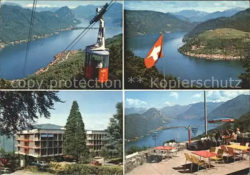 Serpiano TI Ristorante Funivia Seilbahn  Kat. Lugano